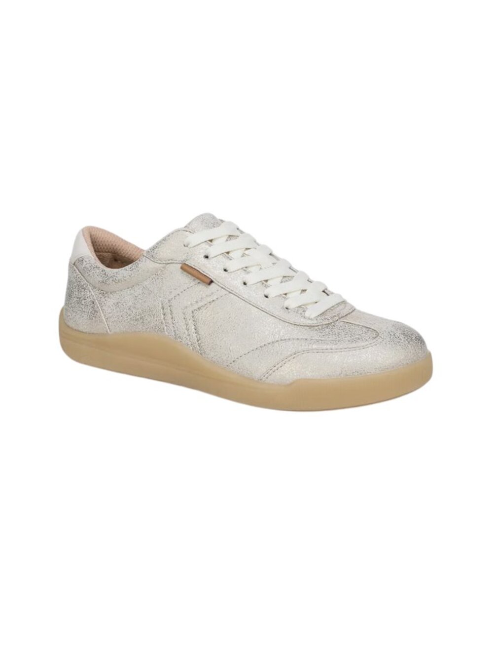 Dr. Scholl’s Be True Metallic Silver Retro Sneakers Women’s Size 8.5